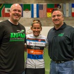 RPM2 CEO Johnny Ross and Retail Manager Keith Hill with Mirinda "Rinny" Carfrae